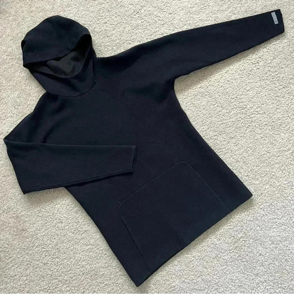 Gymshark Black Women’s Hooded Sweatshirt Pullover Size Med Gym Outdoor Active